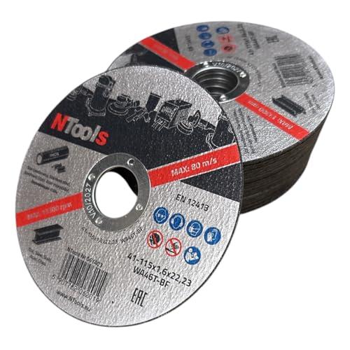 NTools SDC – Dischi da taglio 115 x 1,6 x 22,23 mm, 25 pezzi