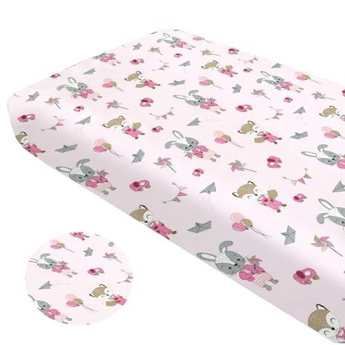 Baby Safe Lenzuola Lettino 70 x 140 - Coprimaterasso in Cotone Certificato Oeko-Tex
