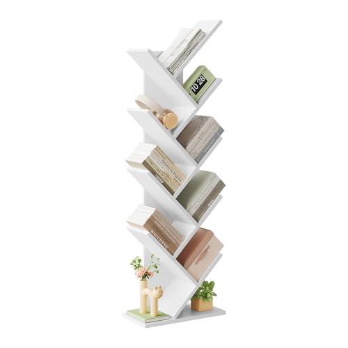 EUGAD Libreria ad Albero Moderna Bianca