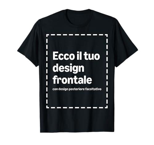 Maglietta Personalizzata Fronte-Retro con la Tua Immagine
