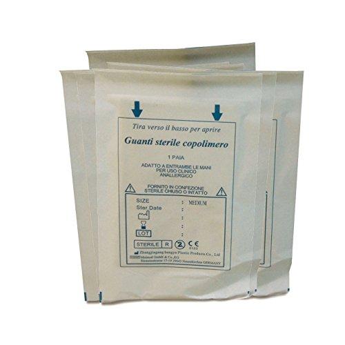 Pharma[+] 20 Paia Guanti Sterili Monouso Chirurgici Medici Taglia M