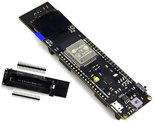 TTGO ESP32 Scheda di Sviluppo WiFi Bluetooth con Display OLED 0.96 pollici e Supporto Batteria 18650