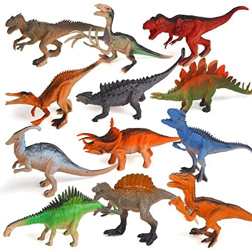 DERAYEE 12 Pezzi Dinosauro Giocattolo Grandi