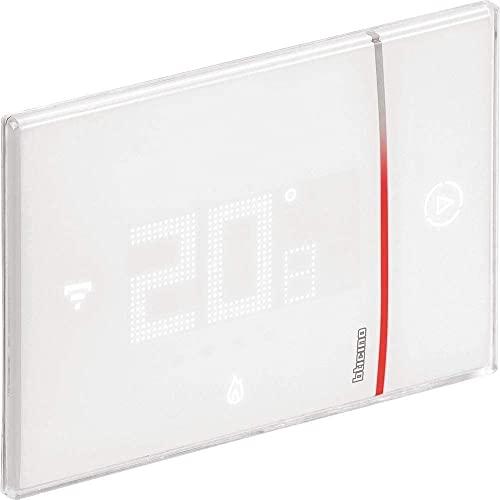 Bticino XW8002E, Termostato Intelligente Wi-Fi Smarther 2 with Netatmo, Bianco, Incasso