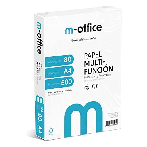 Carta A4 M-Office, 80 g/m², 500 Fogli per Risma