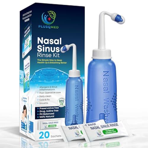 Neti Lota Irrigatore Nasale 300 ml + 20 Bustine di Sale