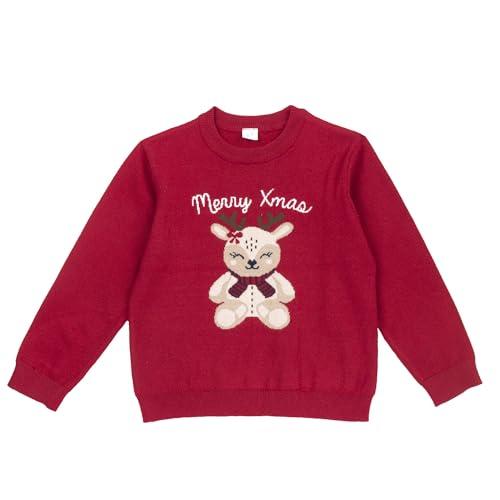 Chicco Maglione Natale Bambino/a Renna - Morbido Tricot di Cotone