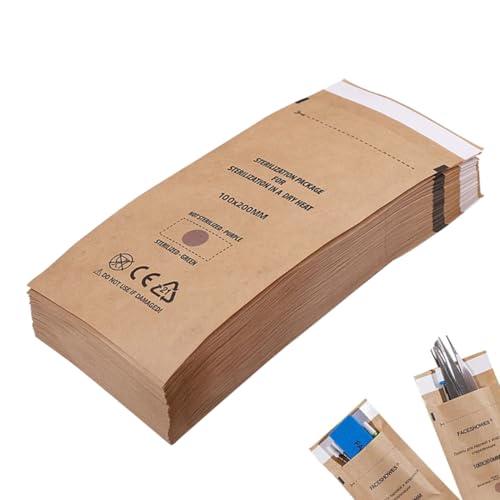 Sacchetti di Sterilizzazione Autosigillanti YAZWUR (75 x 150 mm) - 100 Pezzi