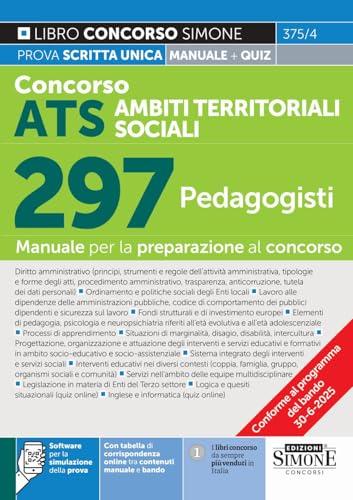 Concorso ATS 297 Pedagogisti - Manuale di Preparazione