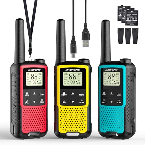 Baofeng BF-33C Walkie Talkie per Bambini - Confezione da 3