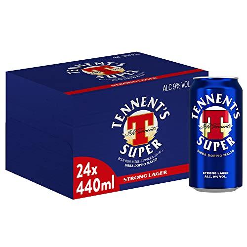 Tennent's Super - Birra Strong Lager in Lattina (24 x 44cl)