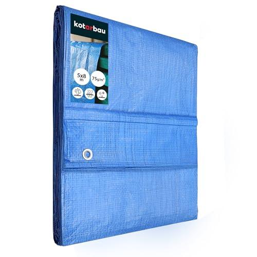 KOTARBAU® Telo Impermeabile Esterno Blu 5 x 8 m