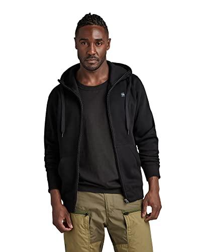 G-STAR Premium Core Hooded Zip Sweater Nero