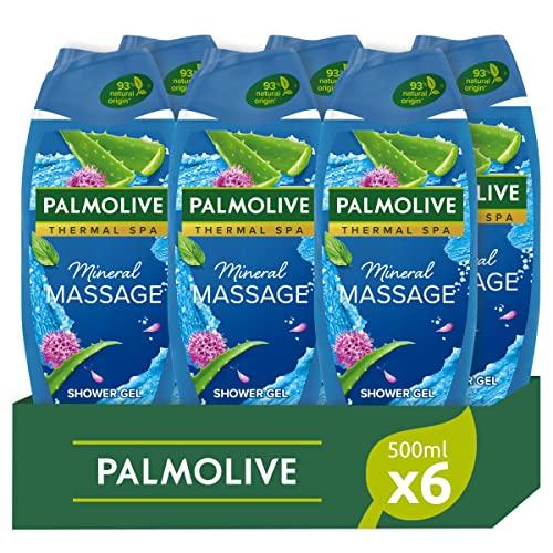 Palmolive Thermal Spa Mineral Massage Bagnoschiuma 500ml (Confezione da 6)