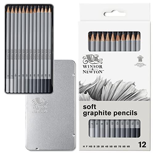 Winsor & Newton Set di Matite in Grafite - 12 Durezze