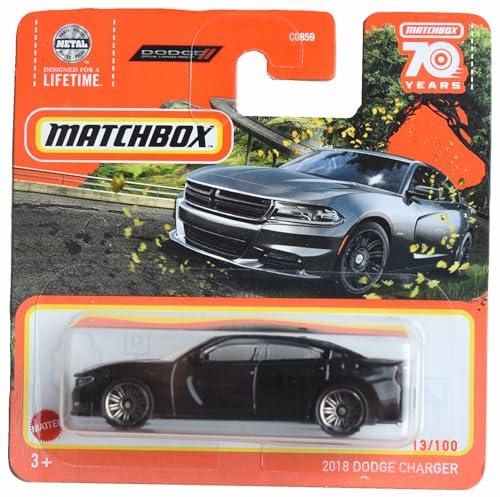 Matchbox 2018 Dodge Charger, Nero