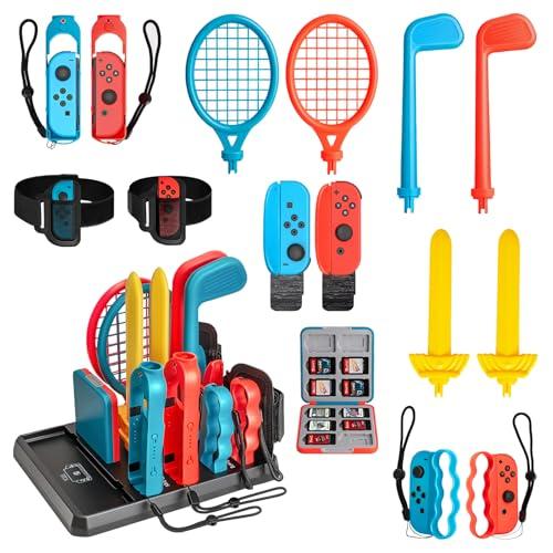 Kit Accessori Sportivi 16 in 1 per Nintendo Switch