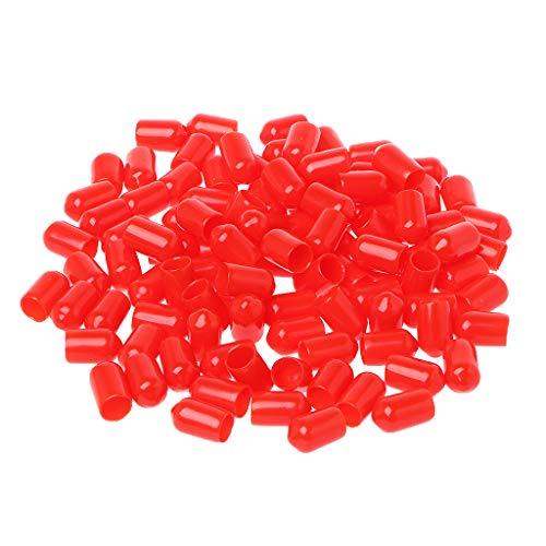 ZIDDAR 100 Coperture Protettive in Gomma Rosse per Connettore SMA