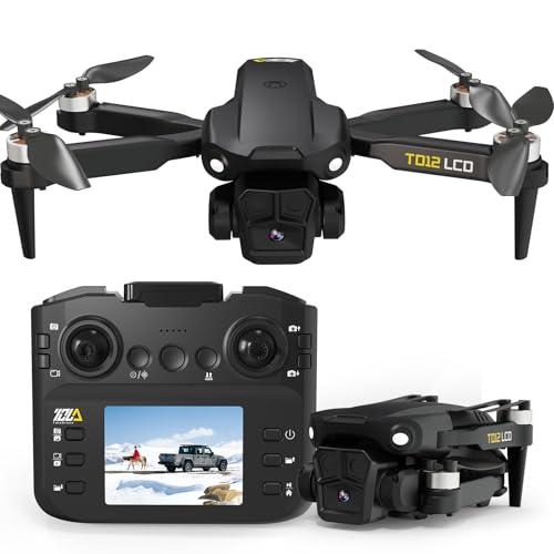 Toladrone TD12LCD: Drone Pieghevole con Schermo LCD e Motore Brushless