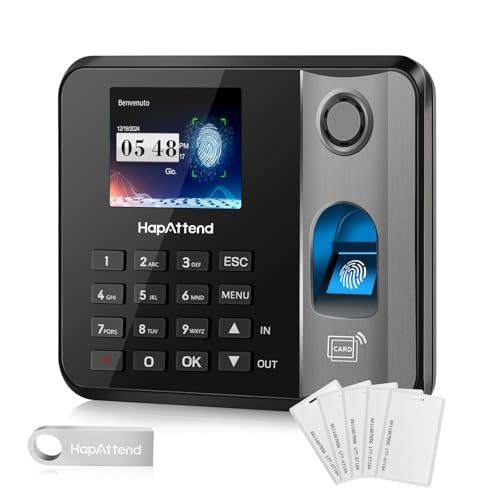 HapAttend H1 - Rilevatore Presenze Biometrico con Impronte Digitali e RFID