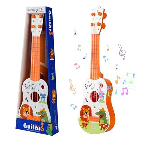 JurciCat Chitarra per Bambini 42cm Ukulele Giocattolo - Leone