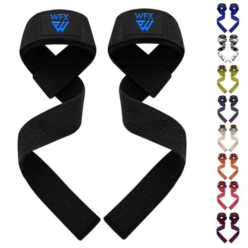 WFX Cinghie per Sollevamento Pesi con Supporto da Polso Imbottito in Neoprene