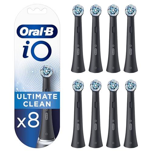 Oral-B iO Ultimate Clean Testine di Ricambio Nere (8 pezzi)