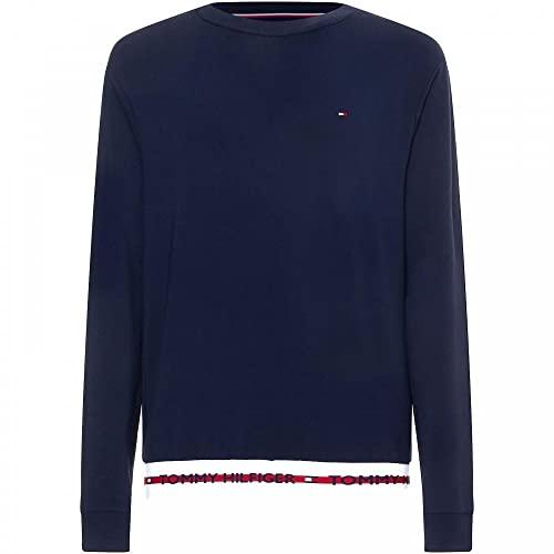 Tommy Hilfiger Ripetere Logo Track Top Felpa Hwk, Desert Sky Cielo Del Deserto M