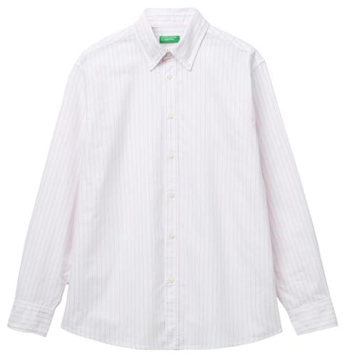 United Colors of Benetton Camicia Oxford Rigata Uomo