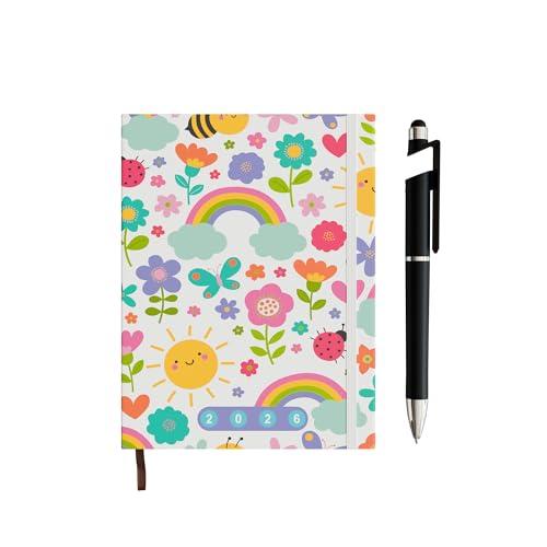 Agenda 2026 ICE TOYS A6 con Penna - Colorata e Pratica