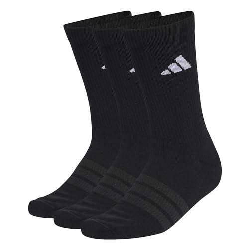 Adidas Calze Sportive Cushion Crew 3 Paia - Nero/Bianco