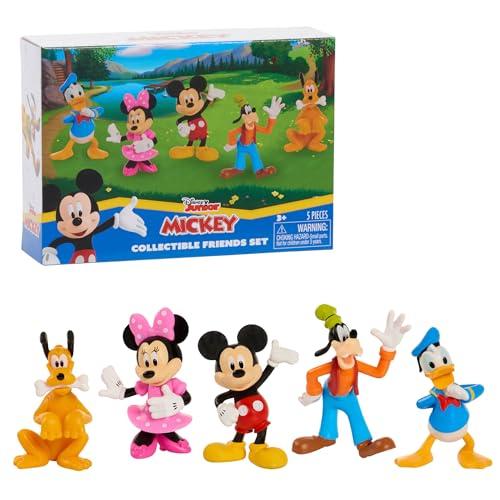 Just Play Set di Personaggi Collezionabili Topolino Disney Junior, Confezione da 5
