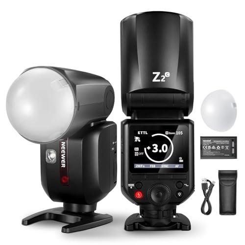 NEEWER Z2-C Flash Speedlite TTL per Canon con Testa Rotonda