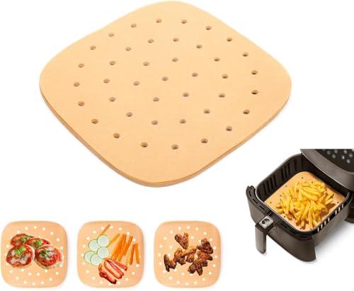 CrispHunter Carta Forno per Friggitrice ad Aria - 100 Pezzi Rotondi Antiaderenti