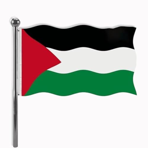 Bandiera Palestina 150 x 90 cm con Occhielli in Ottone