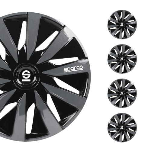 Sparco Copricerchi Lazio 16 pollici Nero/Grigio
