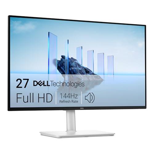 Dell 27 Plus Monitor - S2725HSM, Full HD (1920x1080), 144Hz, IPS, 1ms MPRT, AMD FreeSync, 99% sRGB, Regolabile in Altezza, Altoparlanti integrati, 2 HDMI, 3 Anni di Garanzia, Bianco