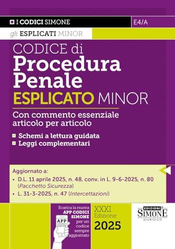 Codice di Procedura Penale Esplicato Minor - Edizione Simone