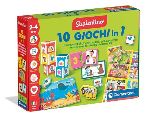 Clementoni Sapientino 10 Giochi In 1 - Gioco Educativo per Bambini 3-6 Anni