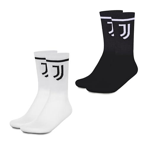Calze Juventus, Set da 2 Paia, Unisex - Adulto, Prodotto Ufficiale