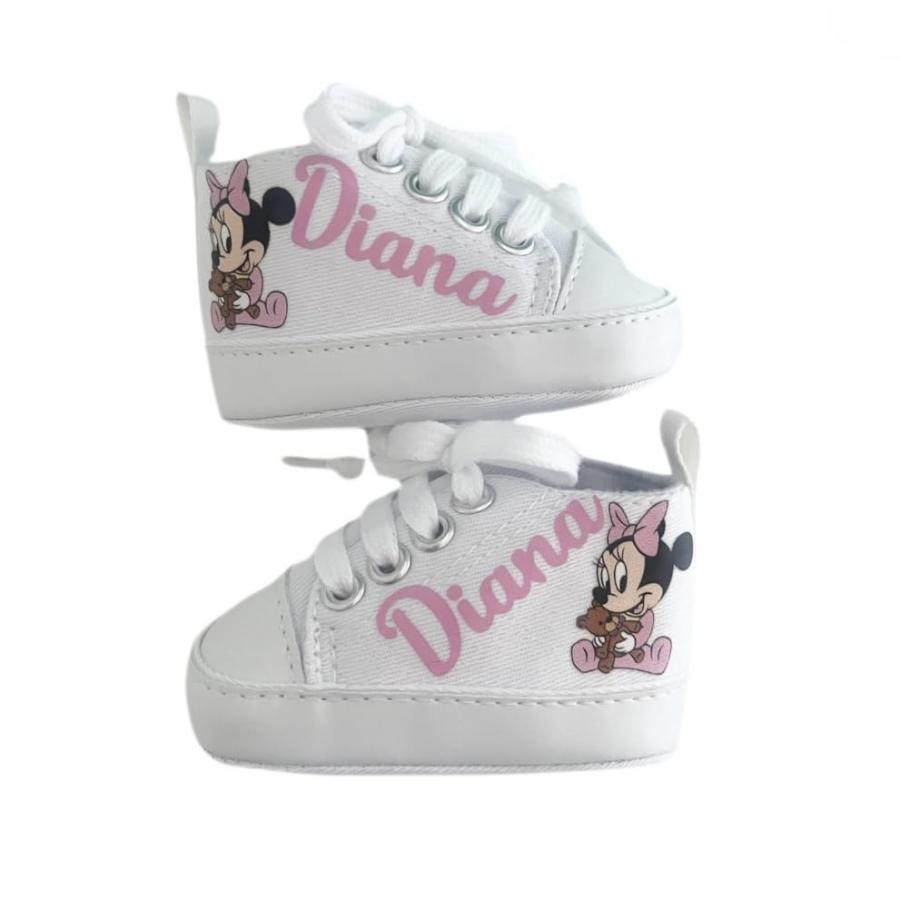Scarpine Neonato Personalizzate Topolina