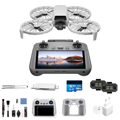 DJI Flip Bundle con accessori, Drone con Fotocamera UHD 4K, Pesa Meno di 249g, Stabilizzatore a 3 Assi, Trasmissione Video da 13 km, Decollo Dalla Mano (Flip (RC 2) Bundle)