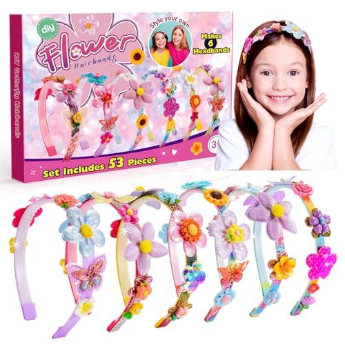 HappyKidsClub Kit Lavoretti Creativi per Bambine: Crea i Tuoi Cerchietti Personalizzati
