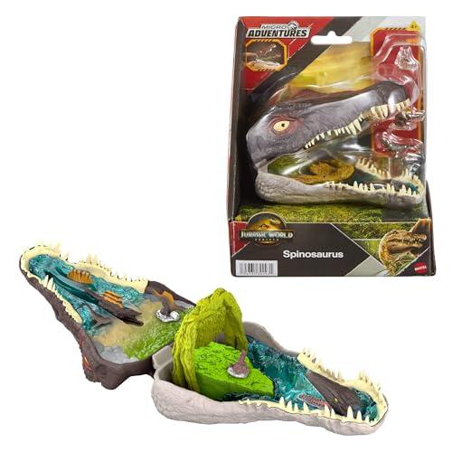 Mattel Jurassic World La Rinascita Micro Avventure, Playset Spinosauro