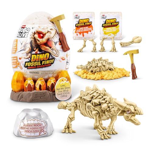 ROBO ALIVE Fossil Find Amber Adventure Ankylosaurus