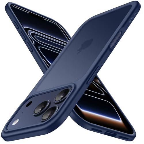 JETech Cover Opaca per iPhone 17 Pro Max (6,9 Pollici) - Blu Scuro