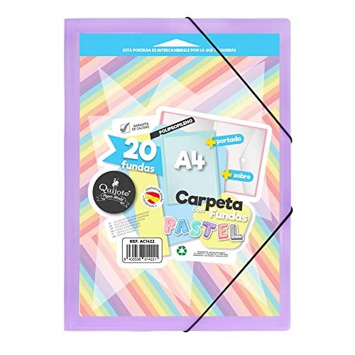 Starplast Cartelle Con Fodere - Cartelle in Plastica A4 Lilla