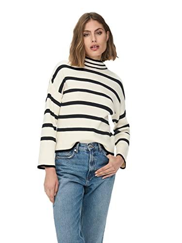 ONLY Onlibi L/S Higneck Pullover CC Knt Maglione Donna