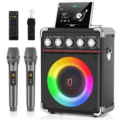 JYX Karaoke Professionale Completo con 2 Microfoni Wireless
