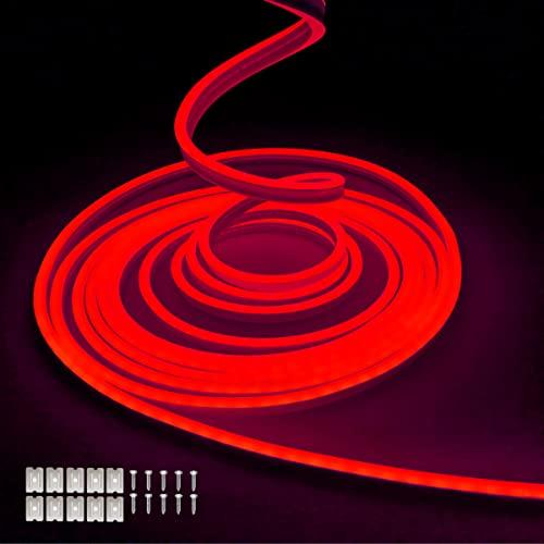 Balabaxer Striscia LED Neon Rossa 5m - Illumina i Tuoi Spazi con Stile